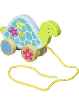 Drewniany żółwik na sznurku marki Goki