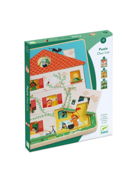 Drewniana układanka CHEZ LEO DJ01489