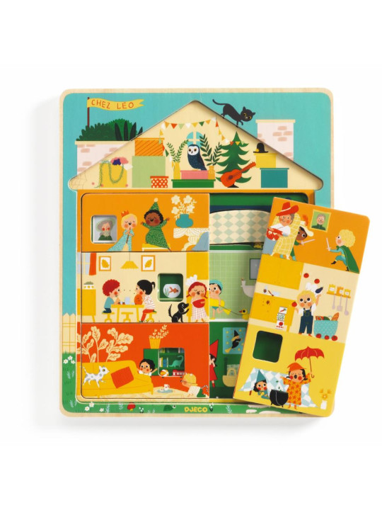 Drewniana układanka CHEZ LEO DJ01489