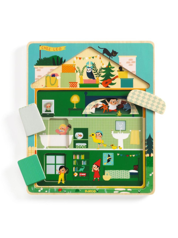 Drewniana układanka CHEZ LEO DJ01489