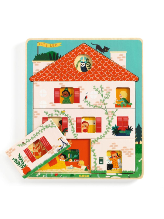 Drewniana układanka CHEZ LEO DJ01489