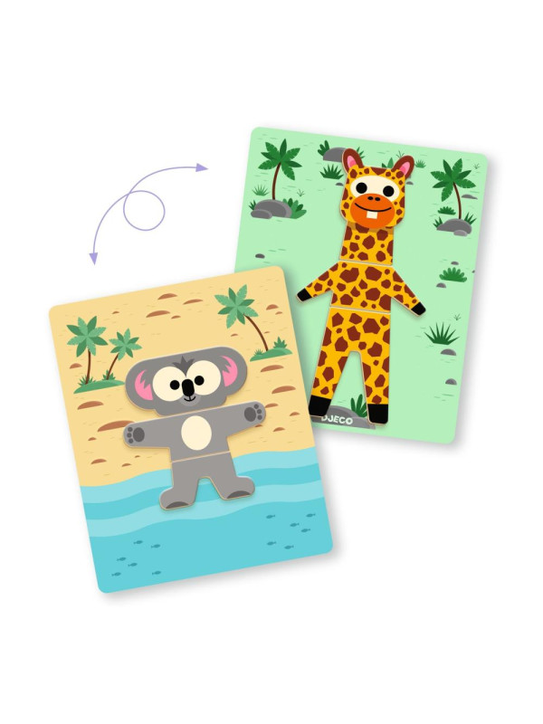 Magnetyczne puzzle Inzebox SAFARI DJ03070