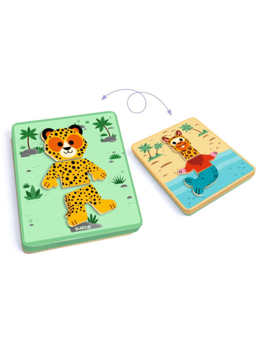 Magnetyczne puzzle Inzebox SAFARI DJ03070