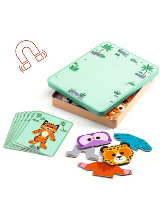 Magnetyczne puzzle Inzebox SAFARI DJ03070