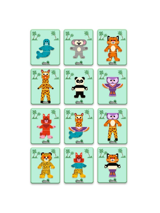 Magnetyczne puzzle Inzebox SAFARI DJ03070