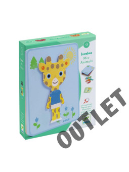 Magnetyczne puzzle Inzebox ZWIERZĘTA DJ03071