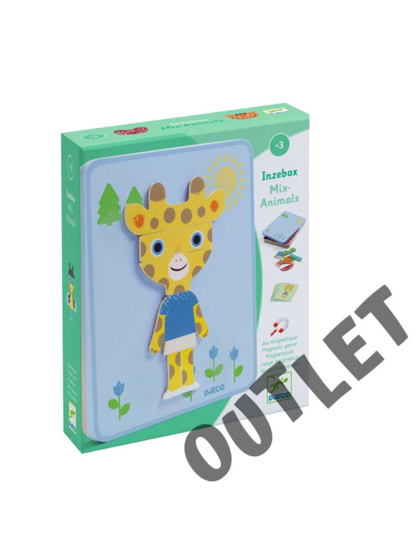 Magnetyczne puzzle Inzebox ZWIERZĘTA DJ03071