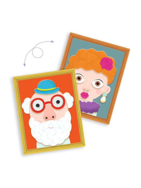 Magnetyczne puzzle Inzebox PORTRETY DJ03072