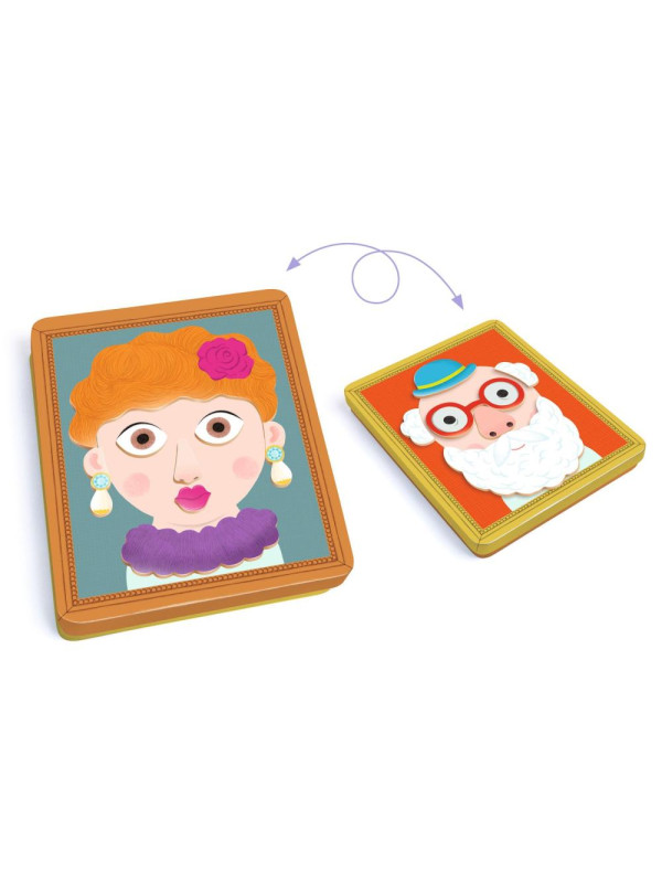 Magnetyczne puzzle Inzebox PORTRETY DJ03072