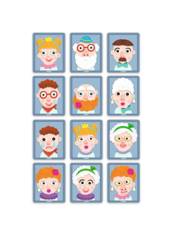 Magnetyczne puzzle Inzebox PORTRETY DJ03072