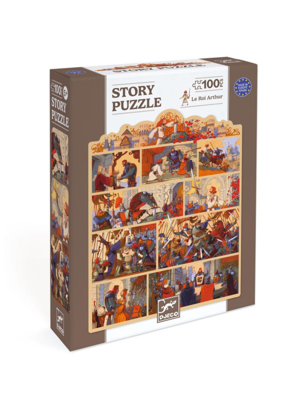 Puzzle opowieść - KRÓL ARTUR 100 elem. DJ07054