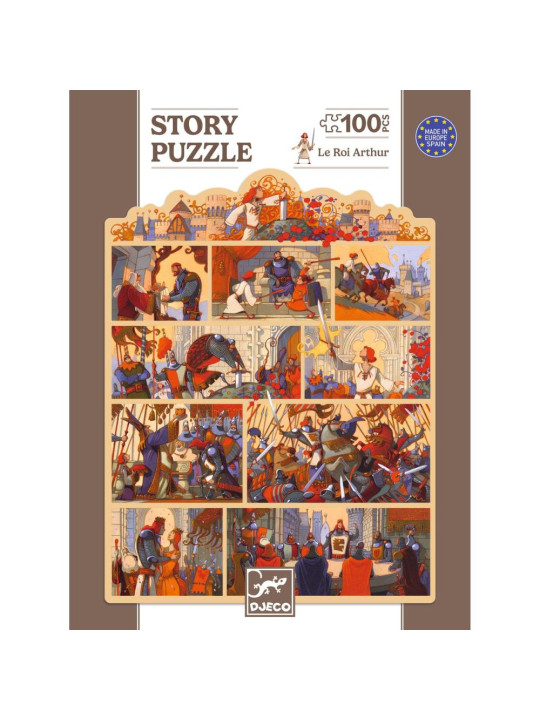 Puzzle opowieść - KRÓL ARTUR 100 elem. DJ07054