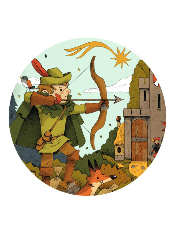 Puzzle tekturowe ROBIN HOOD 36 el. DJ07304