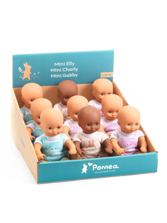 Lalki MINI POMEA 9szt ELLY, CHARLY i GABBY DJ07720