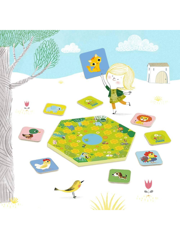 Gra planszowa MEMO MEUUUH Z DŹWIĘKIEM DJ08482