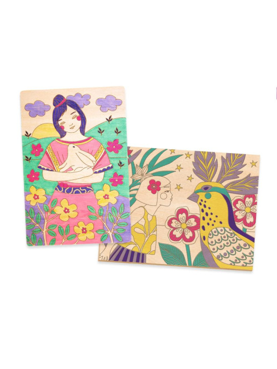 Kolorowanki na drewnie WIOSNA DJ08738