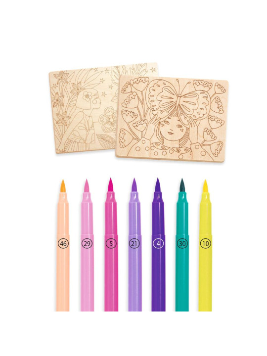 Kolorowanki na drewnie WIOSNA DJ08738