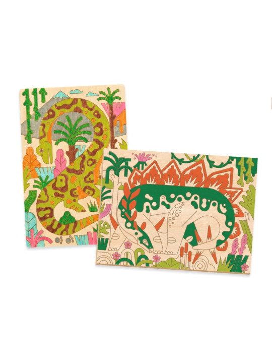 Kolorowanki na drewnie ŚWIAT DINOZAURÓW DJ08739