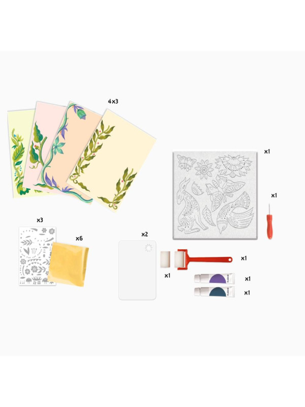 Zestaw art. grawerowanie pieczątek NATURA DJ09352