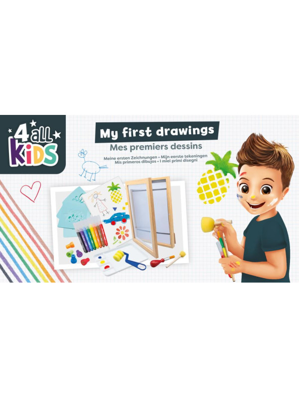 Zestaw artystyczny MOJE PIERWSZE RYSUNKI FK006