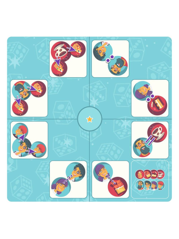 Gra logiczna Qui-a-quoi? DJ00829