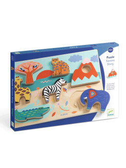 Drewniane puzzle SAWANNA DJ01068