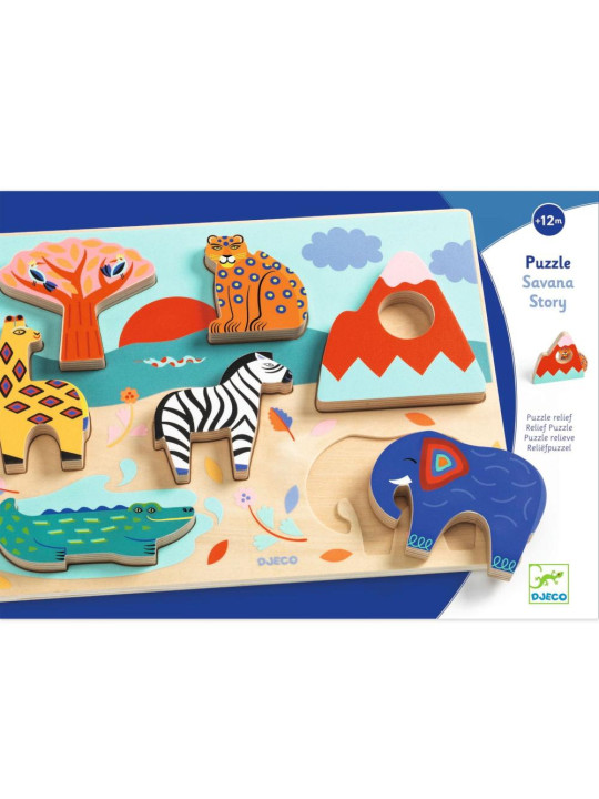 Drewniane puzzle SAWANNA DJ01068