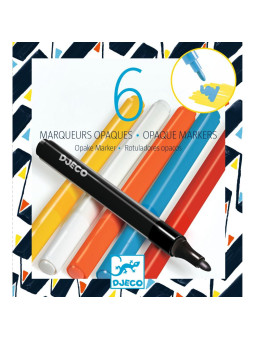 Matowe markery 6 szt. - STREET ART DJ09123