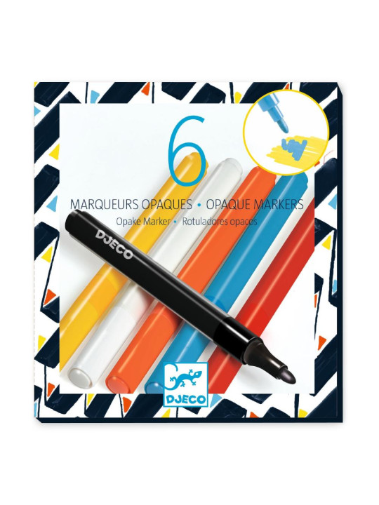 Matowe markery 6 szt. - STREET ART DJ09123