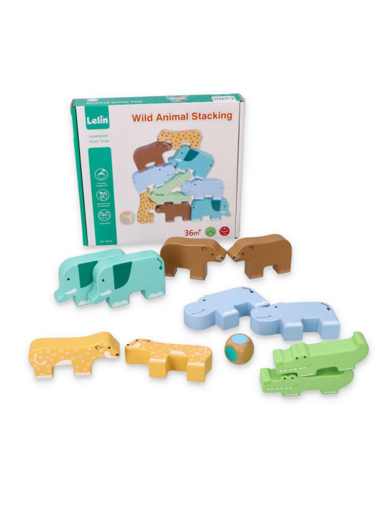 Układanka i gra zwierzaki