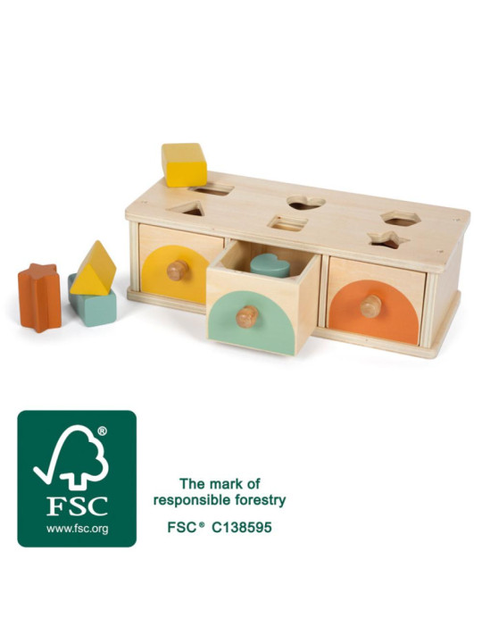 Sorter szufladkowy dla dzieci Montessori Small Foot