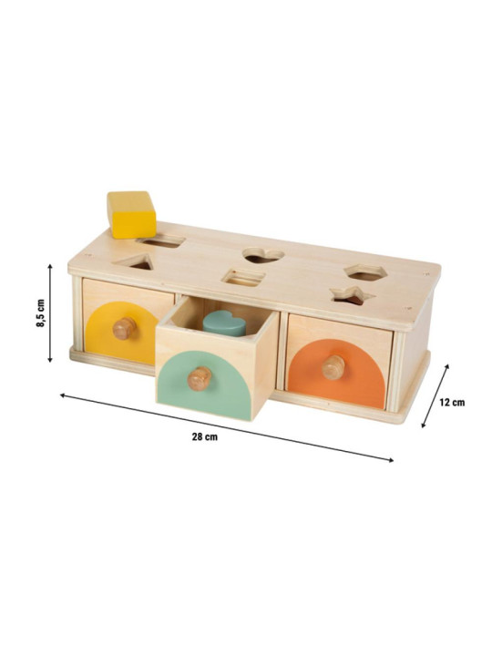 Sorter szufladkowy dla dzieci Montessori Small Foot