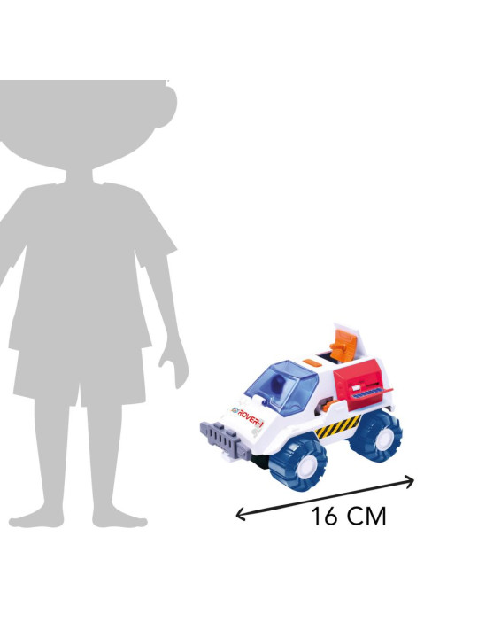 Badawczy pojazd kosmiczny z astronautą 63111