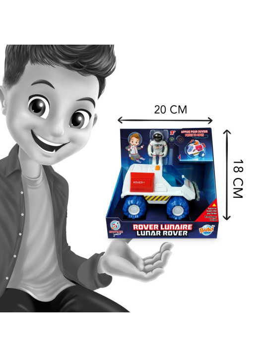 Badawczy pojazd kosmiczny z astronautą 63111