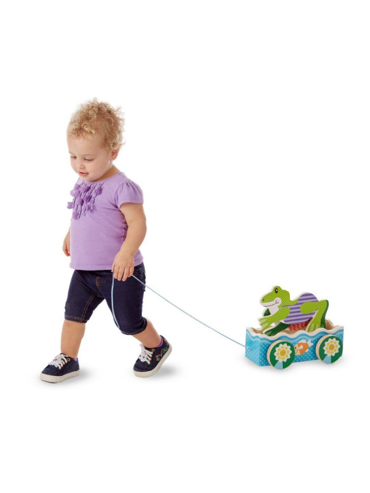 Zabawka do ciągnięcia – Żabie wyścigi 