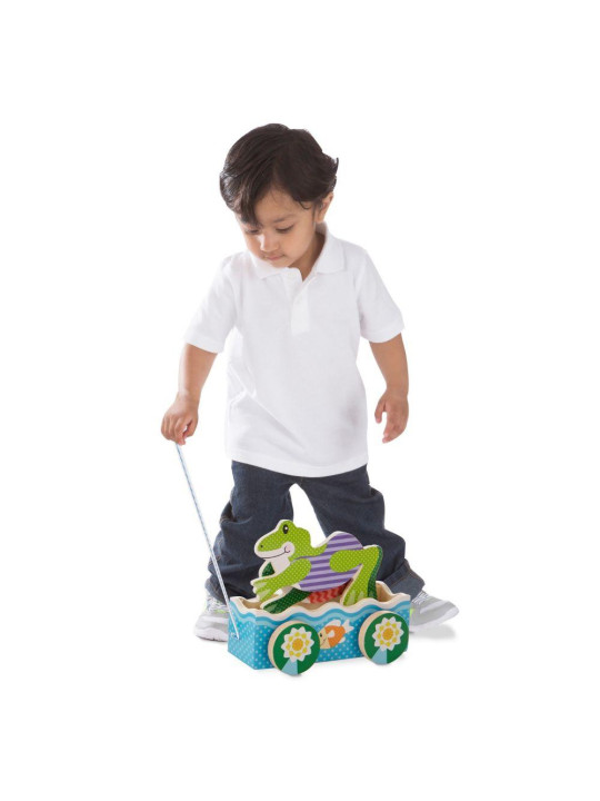 Zabawka do ciągnięcia – Żabie wyścigi 