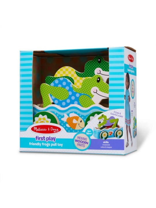 Zabawka do ciągnięcia – Żabie wyścigi 