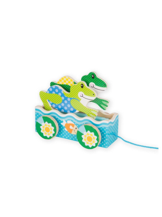 Zabawka do ciągnięcia – Żabie wyścigi 