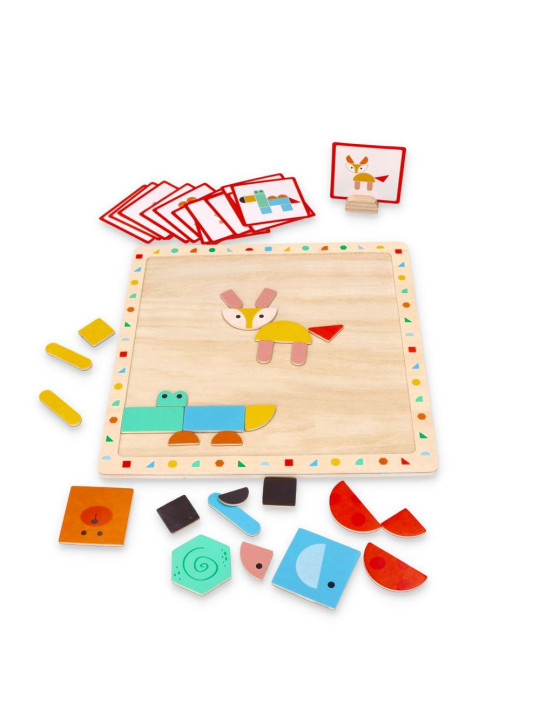 Układanka magnetyczna z kształtami