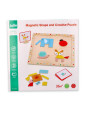 Układanka magnetyczna z kształtami