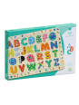 Drewniane puzzle ALFABET DJ01808