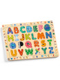 Drewniane puzzle ALFABET DJ01808