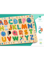 Drewniane puzzle ALFABET DJ01808