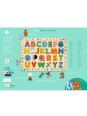 Drewniane puzzle ALFABET DJ01808
