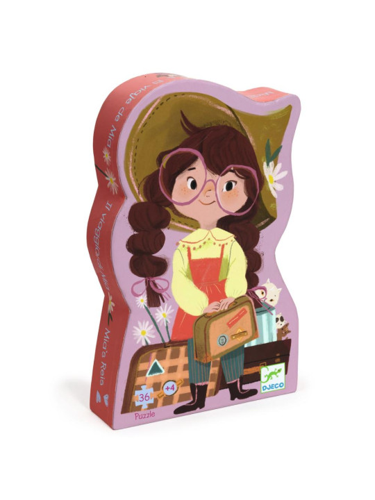 Puzzle tekturowe MIA W PODRÓŻY 36 el. DJ07305