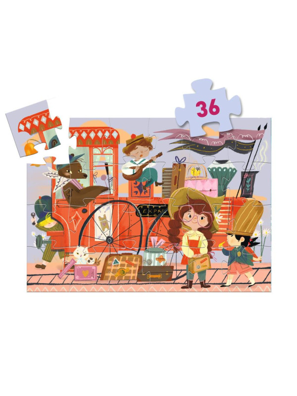 Puzzle tekturowe MIA W PODRÓŻY 36 el. DJ07305