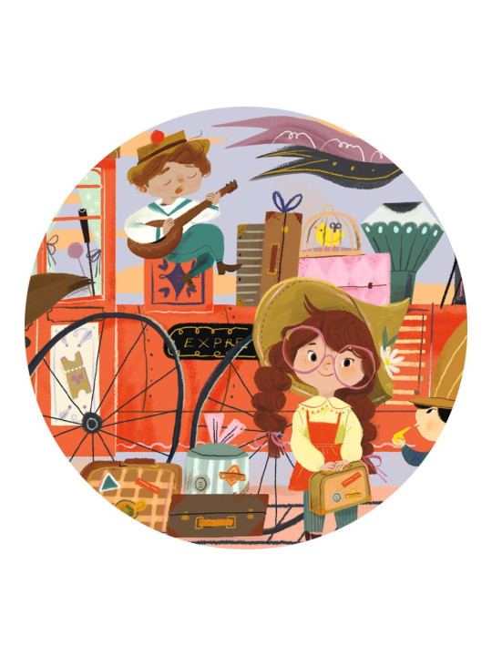 Puzzle tekturowe MIA W PODRÓŻY 36 el. DJ07305