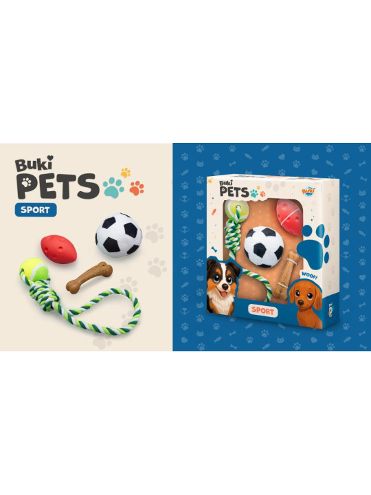Zestaw zabawek dla psów - SPORT PET001