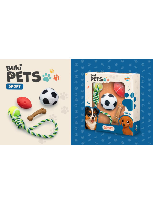 Zestaw zabawek dla psów - SPORT PET001