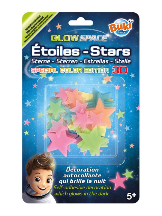 Kolorowe gwiazdki świecące w ciemności SB51